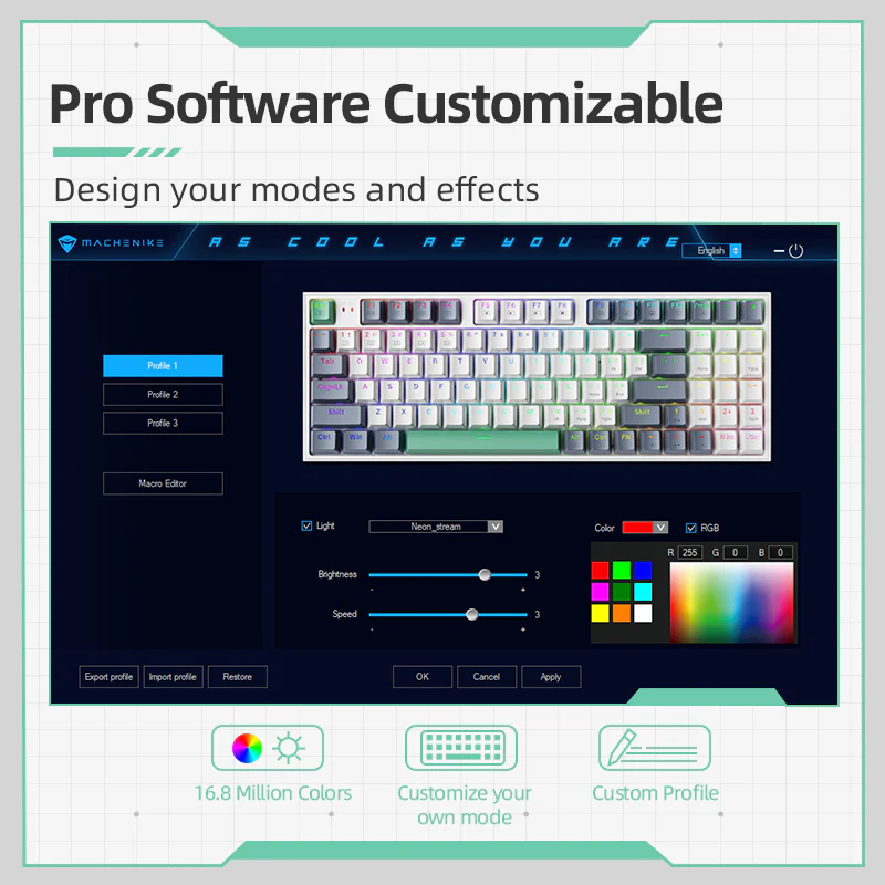 K500 Wired Mechanical Keyboard - Image 5