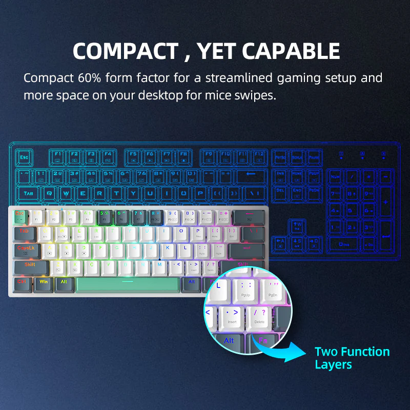 K500-B61W Wireless Mechanical Keyboard - Image 7