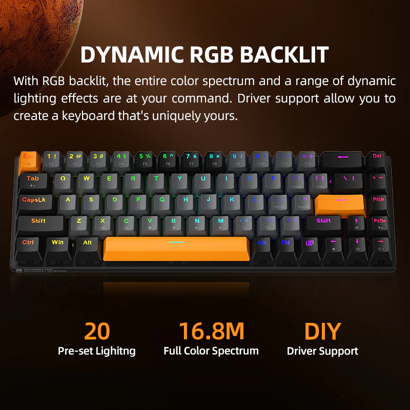 K500-B68 Mechanical Keyboard - Image 3