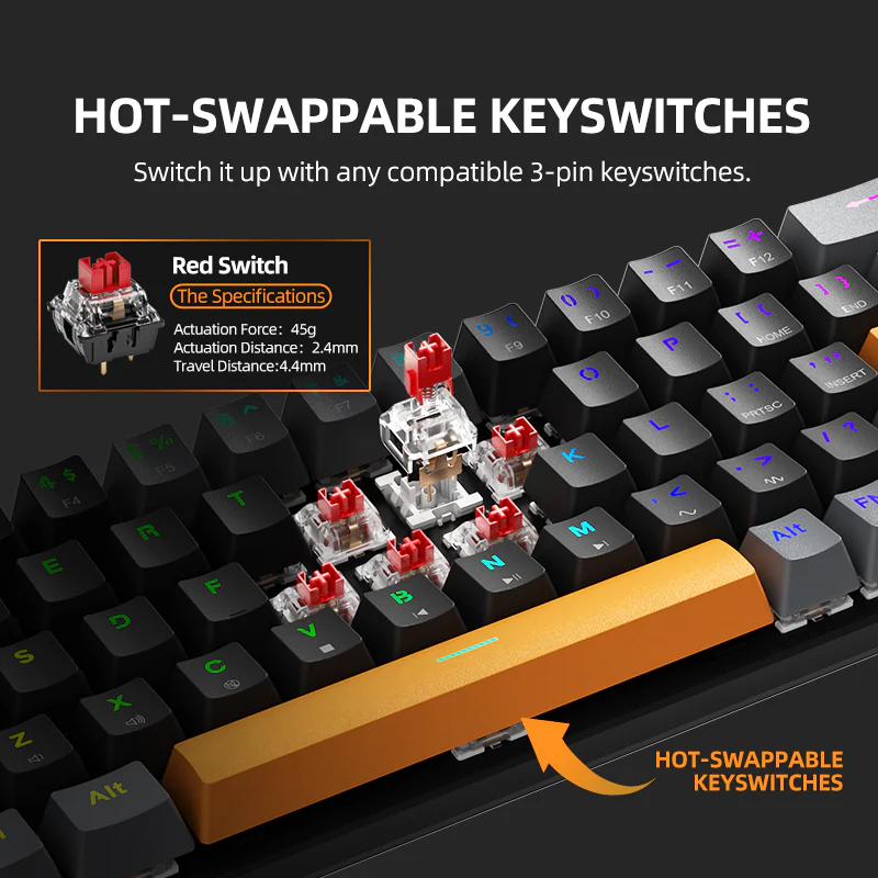 K500-B68 Mechanical Keyboard - Image 4