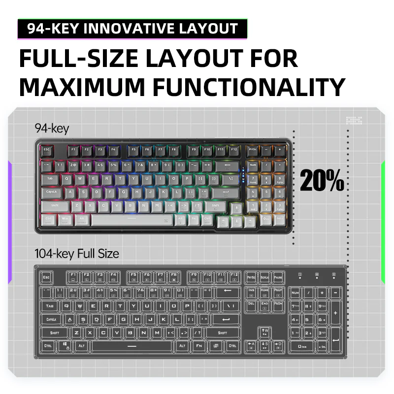 K500F-B94 Mechanical Keyboard - Image 8
