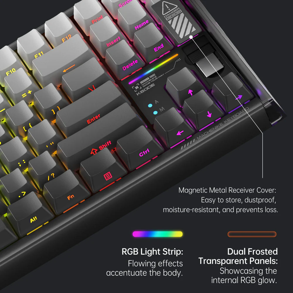 K600E-B87W Mechanical Keyboard - Image 3